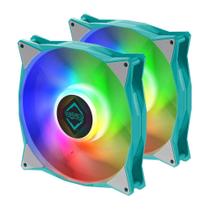 Kit com 2x Cooler FAN Iceberg Thermal IceGale ARGB 140mm Cinza e Azul ICEGALE14A-A2A Kit com 2x Cooler FAN Iceberg Thermal IceGale ARGB 140mm Cinza e Azul ICEGALE14A-A2A