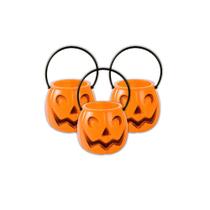 Kit Com 3 Aboboras Kids Doces Decoração Festa Halloween Kit Com 3 Aboboras Kids Doces Decoração Festa Halloween