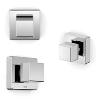 Kit com 3 Acabamento de Registro Base Celite 1.1/4, 1.1/2 Singles One Square Kit com 3 Acabamento de Registro Base Celite 1.1/4, 1.1/2 Singles One Square
