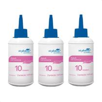 Kit com 3 - Agua Oxigenada 10 VOL Antisséptico Tópico 100 ml Kit com 3 - Agua Oxigenada 10 VOL Antisséptico Tópico 100 ml