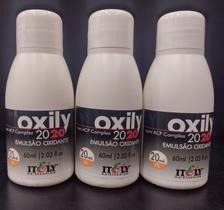 Kit com 3 - Água Oxigenada Itely 6% 20 volumes 60ml