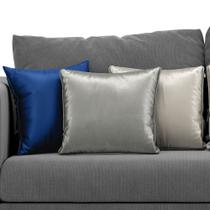 Kit com 3 Almofadas Luxuosas Várias Cores 35x35