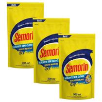 Kit com 3 Alvejantes Sem Cloro Semorin 500ml Kit com 3 Alvejantes Sem Cloro Semorin 500ml