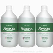 Kit Com 3 Amaciante de Calosidade & Cutículas Laborart Removex 500ml