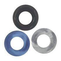 Kit com 3 Anéis Penianos em Silicone Coloridos com 3,7 cm