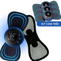 Kit Com 3 Aparelhos De Massagem Portátil Para Dor Nos Ombros