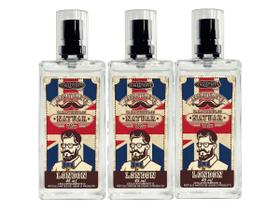 Kit com 3 Aromatizante Spray Natuar Men London 45ml - Perfume Veículo