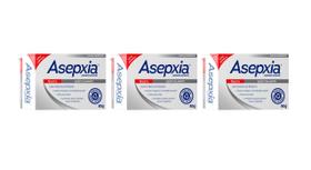 Kit com 3 Asepxia Sabonete Neutro 80g