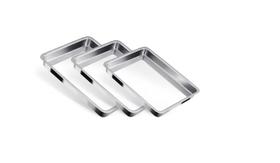 Kit Com 3 Assadeira Forma Retangular Extra Alta Alumínio Polido Certificado IF 35 Tamanho 1, 2 E 3 Kit Com 3 Assadeira Forma Retangular Extra Alta Alumínio Polido Certificado IF 35 Tamanho 1, 2 E 3
