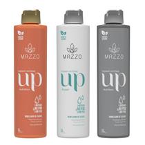 Kit com 3 Ativadores de Cachos 1 litro de Hidratação + 1 litro de Nutrição + 1 litro de Reconstrução da Mazzo Kit com 3 Ativadores de Cachos 1 litro de Hidratação + 1 litro de Nutrição + 1 litro de Reconstrução da Mazzo