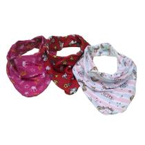 Kit Com 3 Babador Bandana Para Bebê Infantil Menino e Menina - Koala Baby