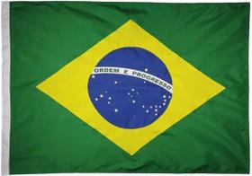 Kit Com 3 Bandeira Do Brasil 90X150Cm