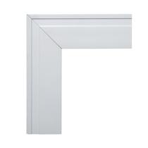 Kit com 3 Barras Guarnição de Poliestireno 7cmX15mm Frisado 6,75m