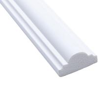 Kit com 3 Barras Rodameio de Poliestireno 4,1CMX20MM Liso 7,2m Branco Riplain Kit com 3 Barras Rodameio de Poliestireno 4,1CMX20MM Liso 7,2m Branco Riplain