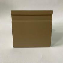 Kit com 3 Barras Rodapé de Poliestireno 10cmX15mm Frisado Color 7,2m