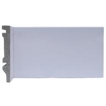 Kit com 3 Barras Rodapé de Poliestireno 10cmX15mm Liso 7,2m