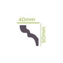 Kit com 3 Barras Rodateto de Poliestireno 5CMX40MM Liso 6m Branco Riplain Kit com 3 Barras Rodateto de Poliestireno 5CMX40MM Liso 6m Branco Riplain
