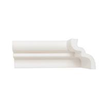 Kit com 3 Barras Rodateto de Poliestireno 8cmX65mm Liso 6m Kit com 3 Barras Rodateto de Poliestireno 8cmX65mm Liso 6m