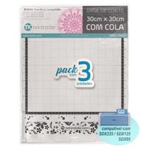 Kit com 3 Bases De Corte 30x30 Brother ScanNCut SDX (com cola)