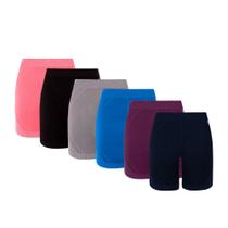 Kit Com 3 Bermudas Feminina Lupo Max Fitness Fit Para Academia Corrida Treino
