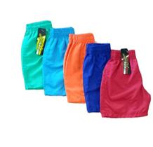 Kit Com 3 Bermudas Infantil De Tactel Coloridas Short Verão