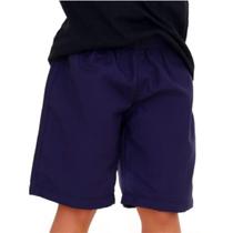Kit Com 3 Bermudas Infantil De Tactel Esporte Escolar