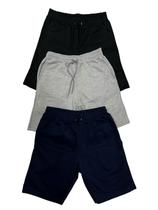 Kit Com 3 Bermudas Moletom Adulto