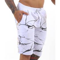 Kit Com 3 Bermudas Shorts Moletom Masculinas Premium