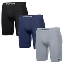 Kit Com 3 Bermudas Térmica Sem Costura Soul Eco Academia Torp