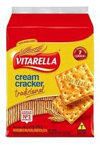 KIT COM 3 Biscoito Cream Cracker Tradicional Vitarella Pacote 350g