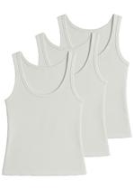 Kit com 3 Blusas Feminina Regata Hering N1te