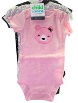 Kit Com 3 Bodies Infantil - Child Of Mine By Carter's