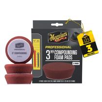 Kit com 3 boinas de espuma Meguiar's 3" para polimento Kit com 3 boinas de espuma Meguiar's 3" para polimento
