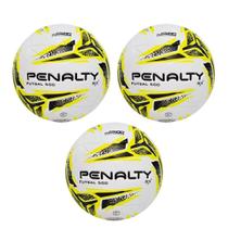 Kit Com 3 Bola De Futsal Penalty RX 500 XXIII 2023