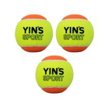 Kit com 3 bolas de beach tenis yins Kit com 3 bolas de beach tenis yins