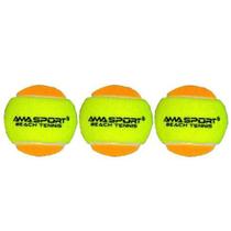 Kit com 3 bolas de Beach tennis Ama Sports