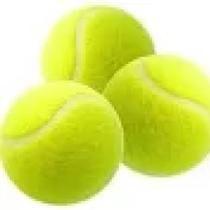 Kit Com 3 Bolas De Tênis Para Treino Esporte