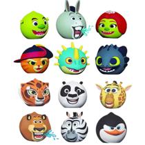 Kit Com 3 Bolinhas Esguicho Para Banho Dreamworks KouKou