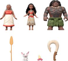 Kit com 3 Bonecas Mattel Disney Moana com Acessórios Kit com 3 Bonecas Mattel Disney Moana com Acessórios