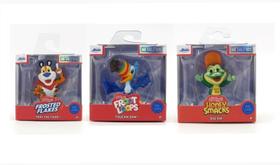 Kit com 3 Bonecos - Frosted Flakes - Kellogg's - Metalfigs - Die-Cast - 2,5" (6,0 cm) - Jada Toys Kit com 3 Bonecos - Frosted Flakes - Kellogg's - Metalfigs - Die-Cast - 2,5" (6,0 cm) - Jada Toys