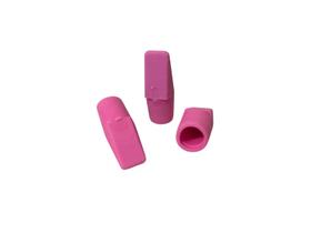 Kit com 3 Borrachas Ponteira Rosa para Lápis da KAZ Kit com 3 Borrachas Ponteira Rosa para Lápis da KAZ