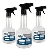 Kit com 3 borrifador pulverizador nobre 500 ml