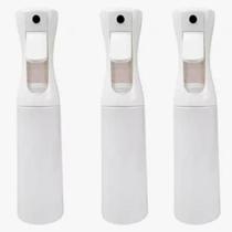 Kit com 3 Borrifador Spray Nevoa Pulverizador 500ml Profissional Salão Cabelo Maquiagem Jardinagem