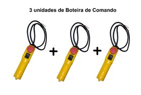 kit com 3 Botoeira de comando para talha Elétrica -20010322