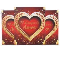 Kit com 3 Box 77 Mensagens de Amor para Inspirar Seu Dia
