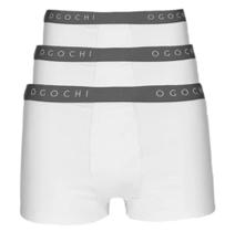 Kit com 3 Boxer OG Malha tamanho G cor branco Kit com 3 Boxer OG Malha tamanho G cor branco
