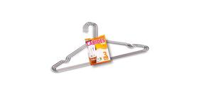 Kit Com 3 Cabide Adulto Metal Cromado - 35367 Kit Com 3 Cabide Adulto Metal Cromado - 35367