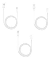 Kit Com 3 Cabos Usb Tipo C Serve Para Dados E Carregamento Kit Com 3 Cabos Usb Tipo C Serve Para Dados E Carregamento