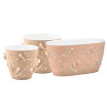 Kit com 3 Cachepots 3D 1,4L / 2,5 / L 4,1L Kit com 3 Cachepots 3D 1,4L / 2,5 / L 4,1L