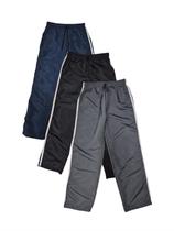 Kit Com 3 Calça Tactel Juvenil Menino Com Bolso Traseiro Cor:ColoridoTamanho:16